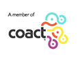 CoAct Logo: Interact Australia is a member of CoAct